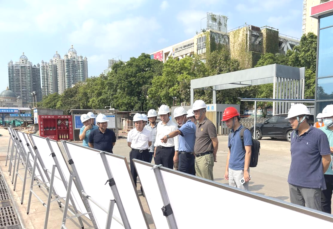 廣州建築張宇江到廣州科學(xué)館項目檢查指導